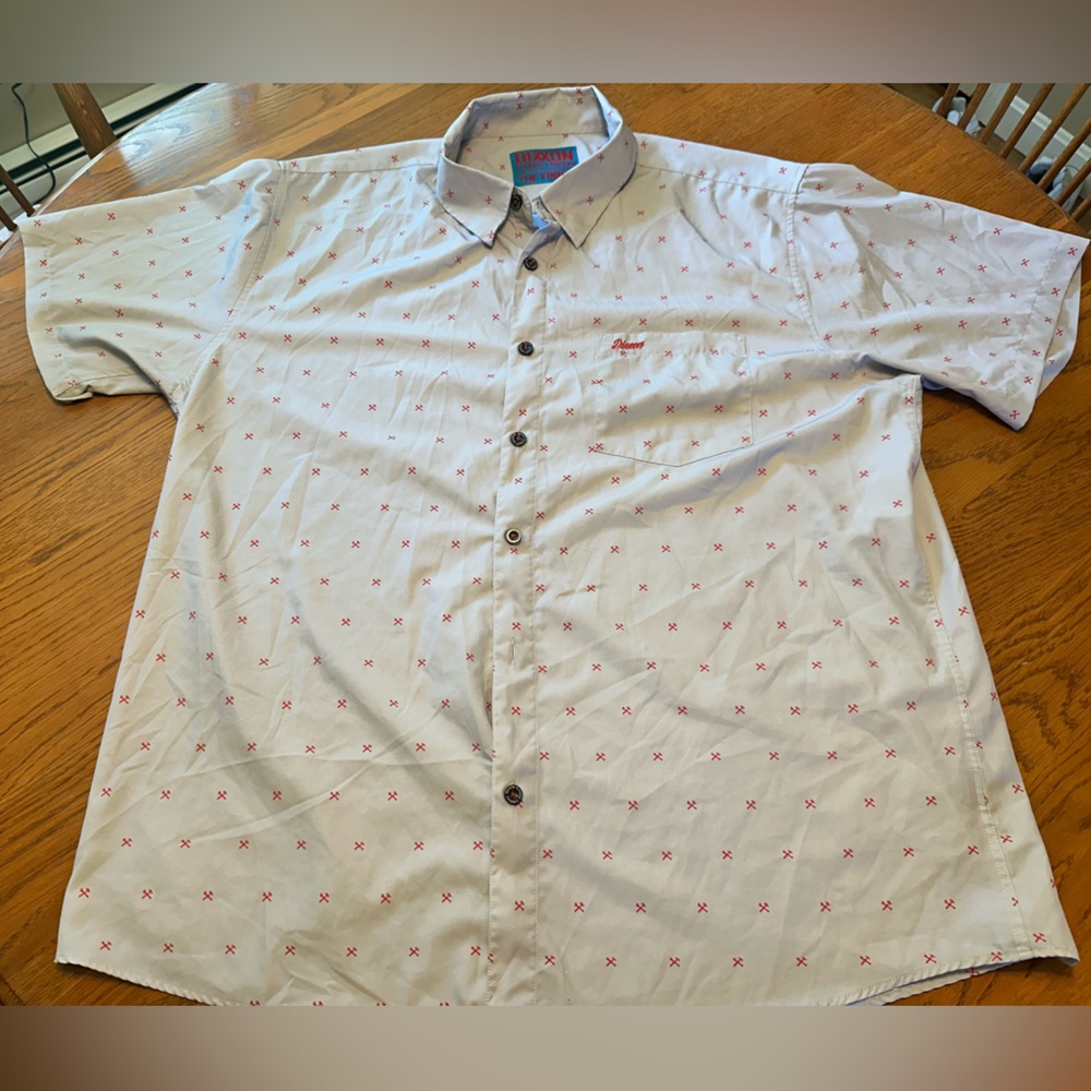 Dixxon Shirt Mens 3XL Gray Button Up The‎ Finney D-Lite Hammer Wrench